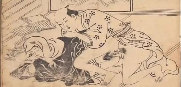  Antique Girls ● BBC Shunga Art  History Japanese paintings and prints Documentary 2016